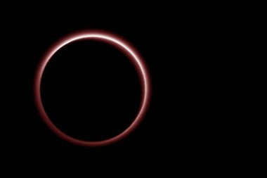 Kırmızı tutulma. Bu görüntünün elementleri NASA tarafından döşendi. Yüksek kalite fotoğraf