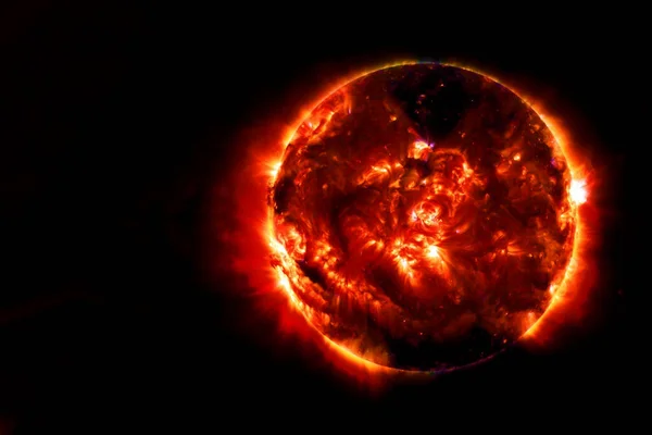 Güneş Uzayı Görüntünün Elementleri Nasa Tarafından Sağlandı Yüksek Kalite Fotoğraf — Stok fotoğraf