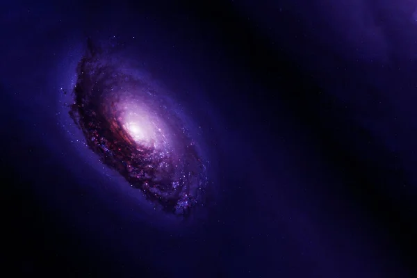 Güzel sarmal galaksi. Bu görüntünün elementleri NASA tarafından döşendi. Yüksek kalite fotoğraf