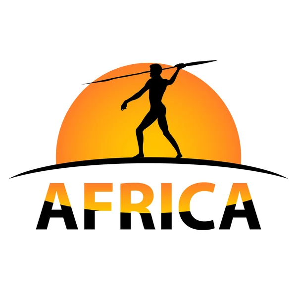 Vecteur Afrique vie — Image vectorielle