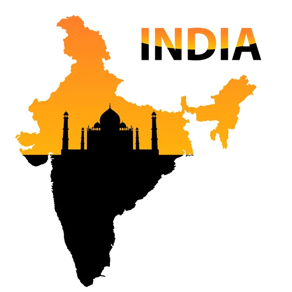 Vettore India India — Vettoriale Stock