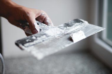 Spatula el, alçı, inşaat malzemeleri