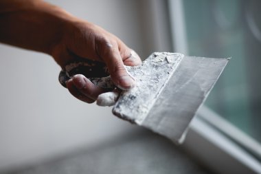 Spatula el, alçı, inşaat malzemeleri