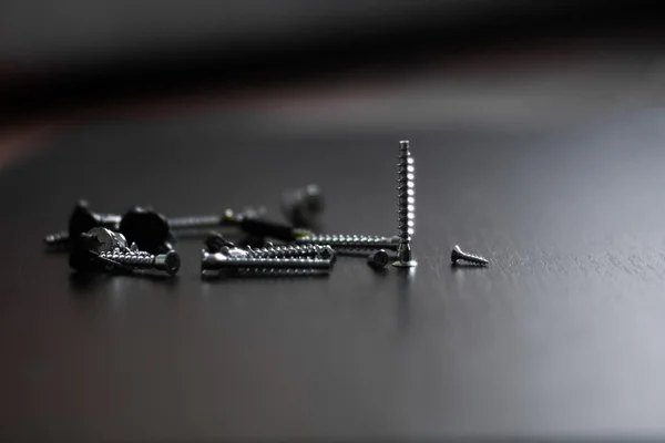 Screws and nuts, subject shooting, — Stock Photo, Image