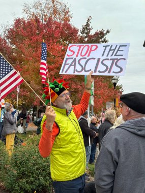Sdmall kasabası Amerika 'da hiçbir kral protesto yapmaz. Saint albans, Vermont, New England