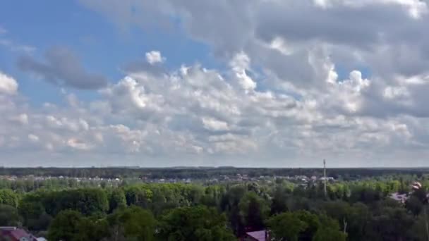 Time-lapse footage of the cloud movement — Stock Video