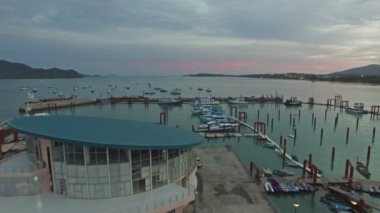 Chalong pier Phuket Tayland