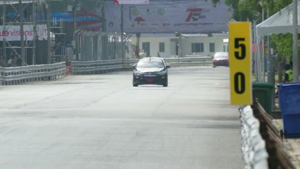 Toyota Motor Sporları Eğlence Festivalini hızlı Sapahin Park'ta 03 Temmuz yıl 2016 — Stok video
