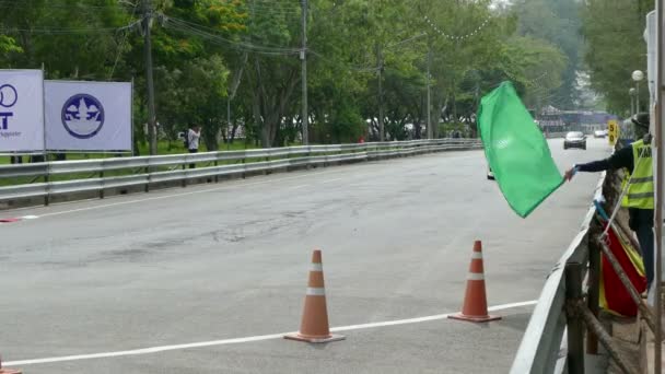 Toyota Motor sport Fast Fun Fest em 03 Julho ano 2016 no parque Sapahin — Vídeo de Stock