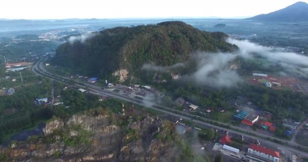 山谷中的雾 — 图库视频影像