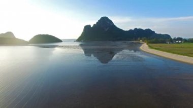 Havadan görünümü Prachuap Khiri Khan il 