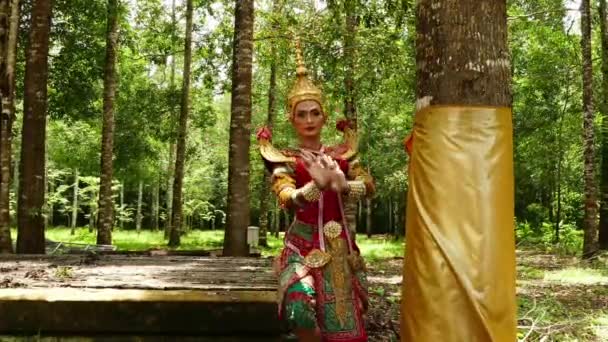 Klassiskt, folkmusik och regionala danser av Thailand — Stockvideo