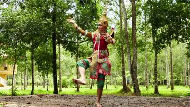 Regionale, klassieke en Folk dansen van Thailand — Stockvideo