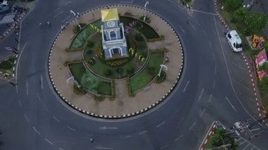 Şehirdeki hava fotoğrafçılığı Bisiklet