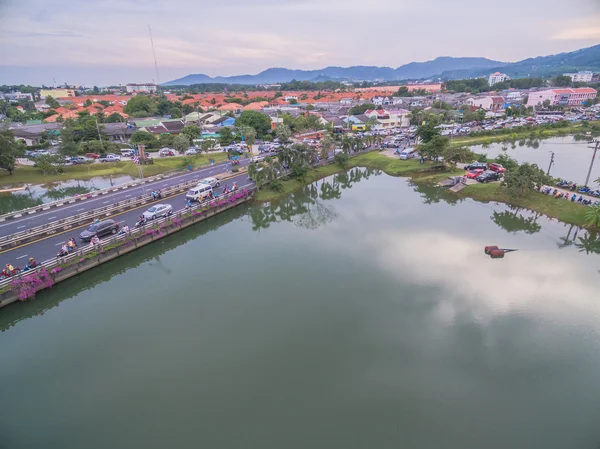 Ponte através do lago Suan Luang — Fotografia de Stock