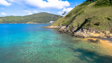 Phomthep cape Nui plaj havadan görünümü