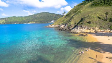 Phomthep cape Nui plaj havadan görünümü