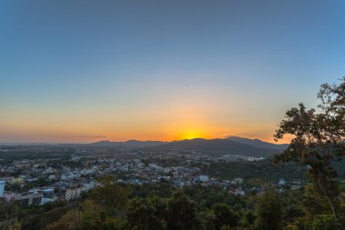 Havadan görünümü Khao basamak arazi işareti view Phuket noktası Phuket Kasabası ortasında yer alır