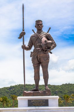 Heykelleri büyük Kral'ın Rajabhakti Park Tayland
