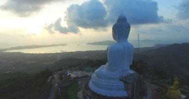 Hava Phuket'in big Buddha yağmurlu sezonu