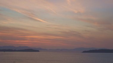 sabah Kızıl gökyüzü