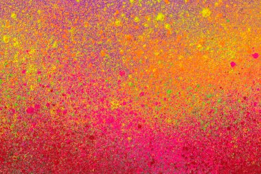 Zemindeki çeşitli renklerin üst görünümü katmanlar halinde dizilmiş güzel ve boyutsal görünüyor.