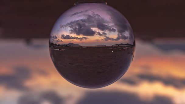 View Crystal Ball Looks Other Videos Beautiful Unusual Travel Ideas — Stock Video