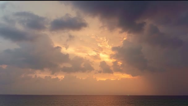 Lapso Tiempo Belleza Las Nubes Comenzó Llover Video Vídeo Naturaleza — Vídeos de Stock