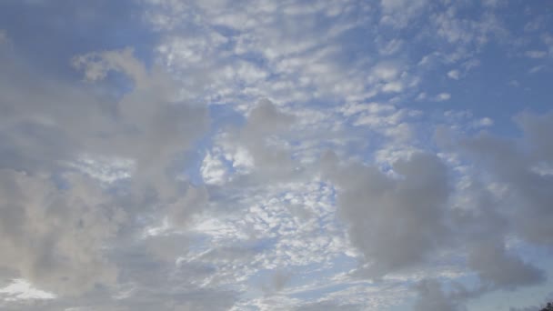 Schilderachtige Beelden Van Mooie Bewolkte Hemel Voor Achtergrond — Stockvideo