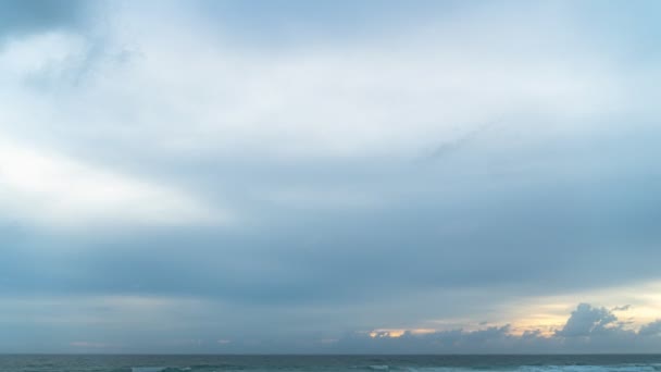 Séquences Scéniques Beau Ciel Nuageux Pour Arrière Plan — Video