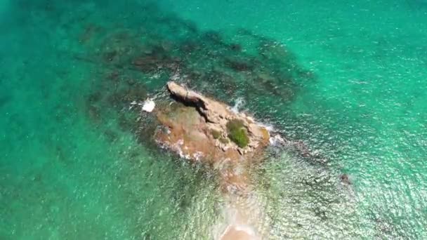 Nui Stranden Liten Strand Det Mitten Promthep Cape Antenn Utsikt — Stockvideo