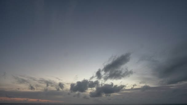 Lapso Tiempo Nubes Rojas Increíbles Puesta Del Sol — Vídeos de Stock