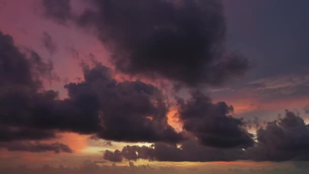 Paisaje Vista Del Mar Playa Día Verano Atardecer — Vídeo de stock