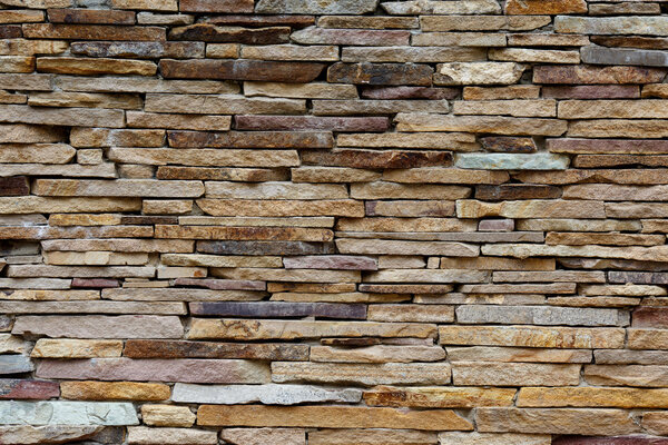 Стена декоративного камня
