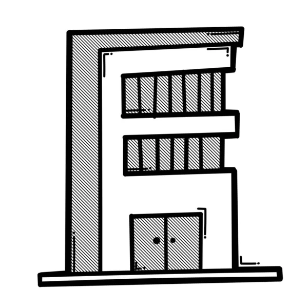 Ev yapımı karalama vektör ikonu. Çizim çizimi el çizimi çizimi çizimi.