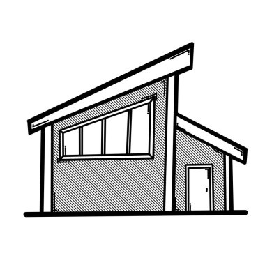 Ev yapımı karalama vektör ikonu. Çizim çizimi el çizimi çizimi çizimi.