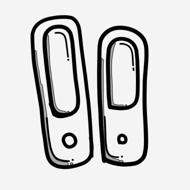 Dizin karalama vektör simgesi. Çizim çizimi el çizimi çizimi çizimi.