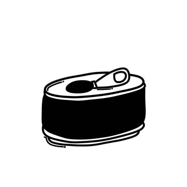 Gıda karalama vektör simgesi. Çizim çizimi el çizimi çizimi çizimi.