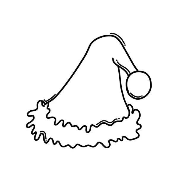 Party Hut Doodle Vektor Symbol Zeichnung Skizze Illustration Handgezeichnete Cartoon — Stockvektor