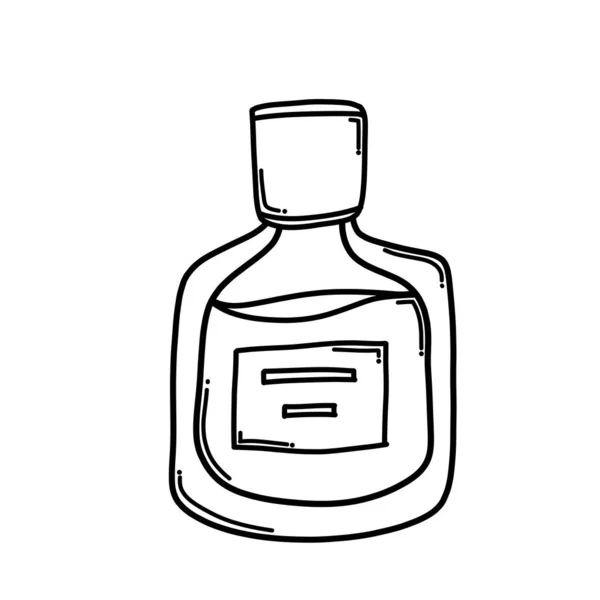 Perfume Doodle Vetor Ícone Desenho Esboço Ilustração Mão Desenhada Desenho —  Vetores de Stock