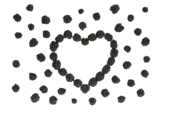 Sulu kalbinde izole: böğürtlen