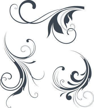 vectorized kaydırma tasarımı