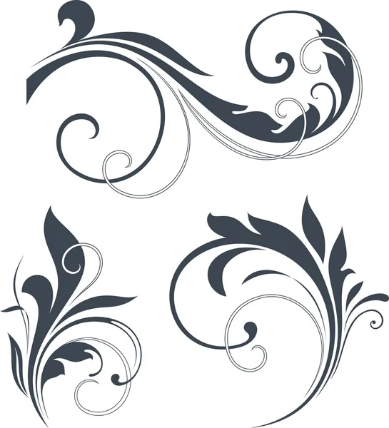 Vectorized Scroll Design — Stock Vector