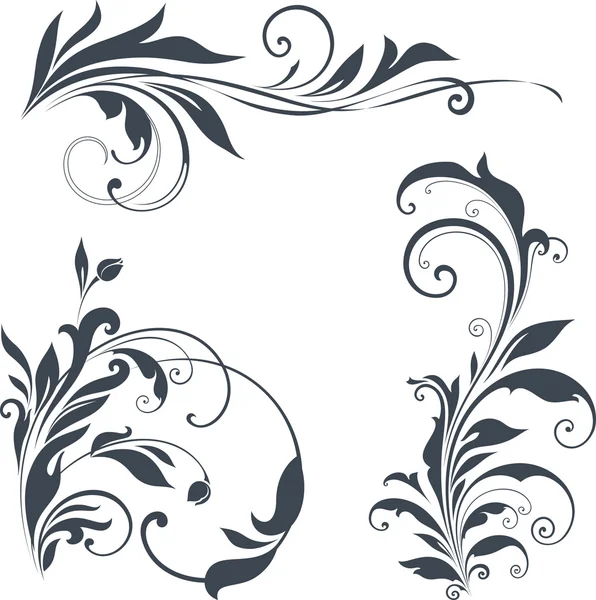 Diseño de motivos adornados — Vector de stock
