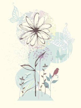 çiçek tasarım daireler