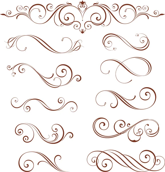 Ornate Motifs Collection — Stock Vector