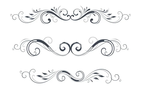 Vector Scroll Set — Stock Vector