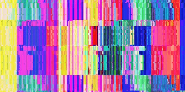 Colored Rustic Fluted Distortion Screen Texture Colorful Noise Background Glitch — Stock Photo, Image