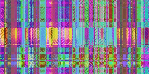 Overzicht Labyrint Abstract Grunge Pattern Vervormingsscherm Textuur Kleurrijke Geluidsachtergrond Glitch — Stockfoto