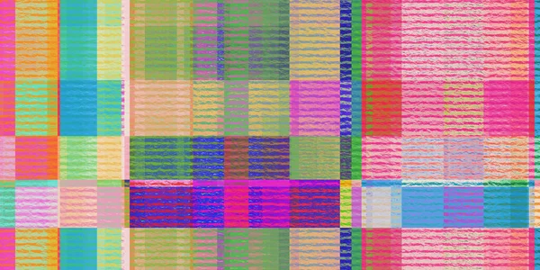 Multicolor Cold Pressed Glitch Art Backdrop Distorted Geometric Surface Abstract — Stock Photo, Image